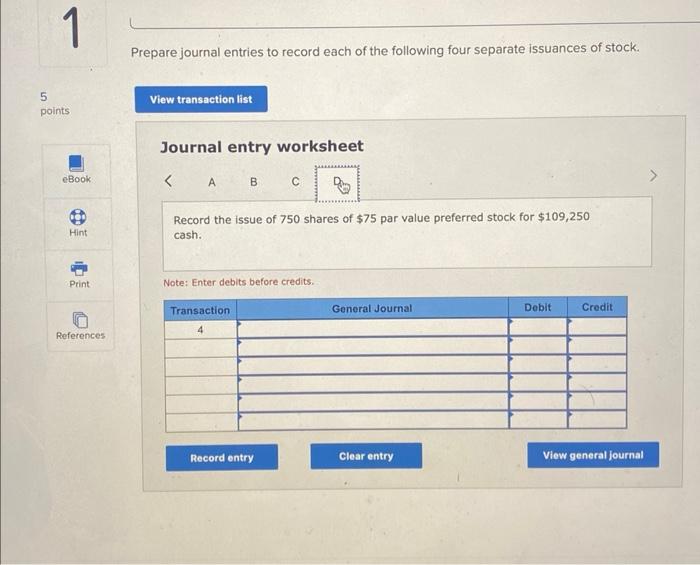 $30 par value common stock for $108,000 cash. 2. A corporation issued