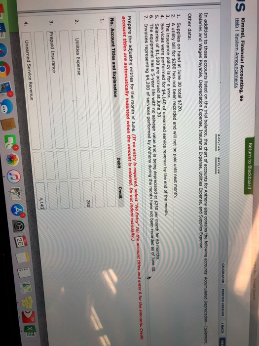  can someone please help me make an adjusting entries for the