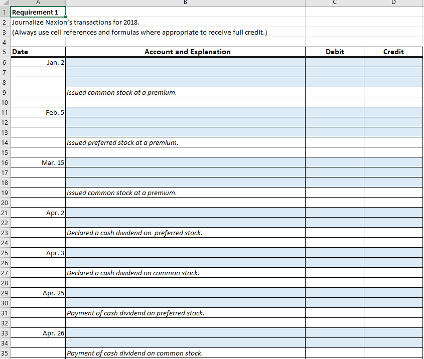shes wanting us to do excel refs and not just typing the