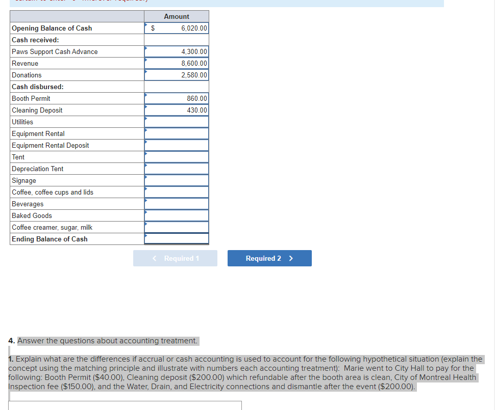 \hline Revenue & \\ \hline Donations & \\ \hline Expenses: & \\
