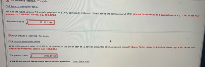  TOUP SHswer is incorrect. Try again. Click here to view factor