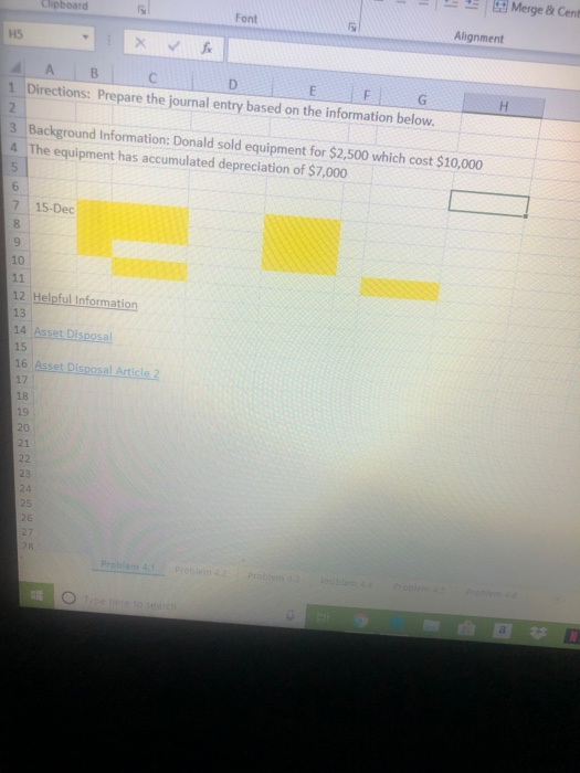  Clipboard Merge & Cent Font HS Alignment C D E F