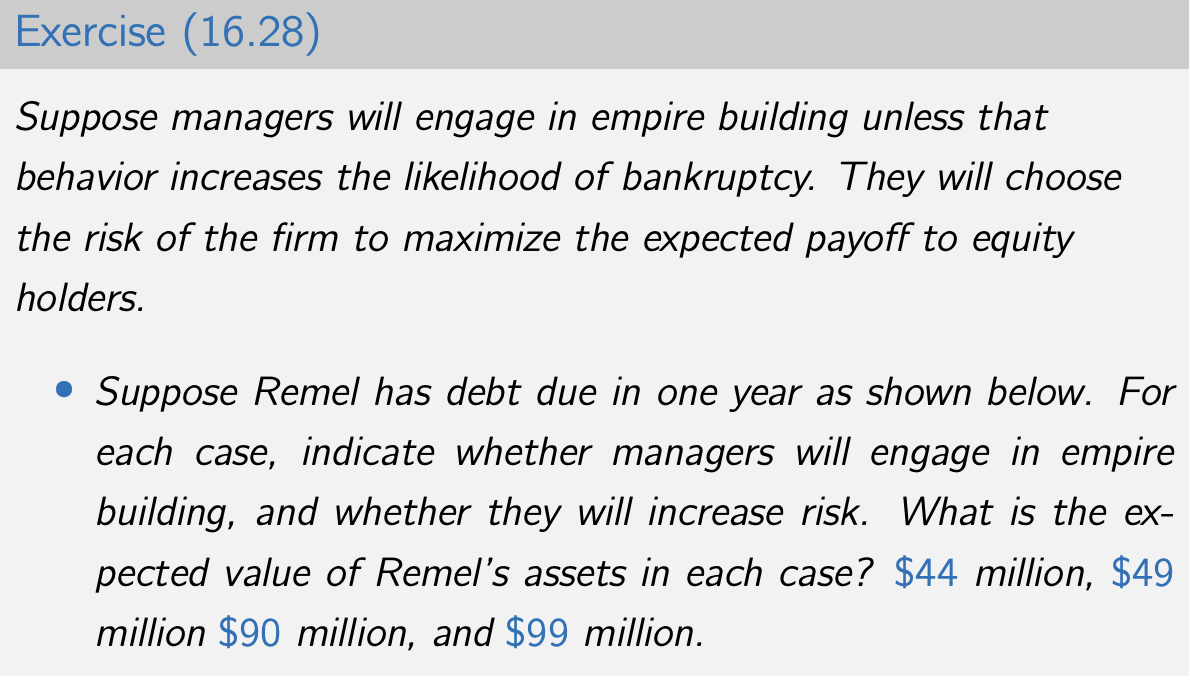 level. How do I know whether empire bulding will occur in this