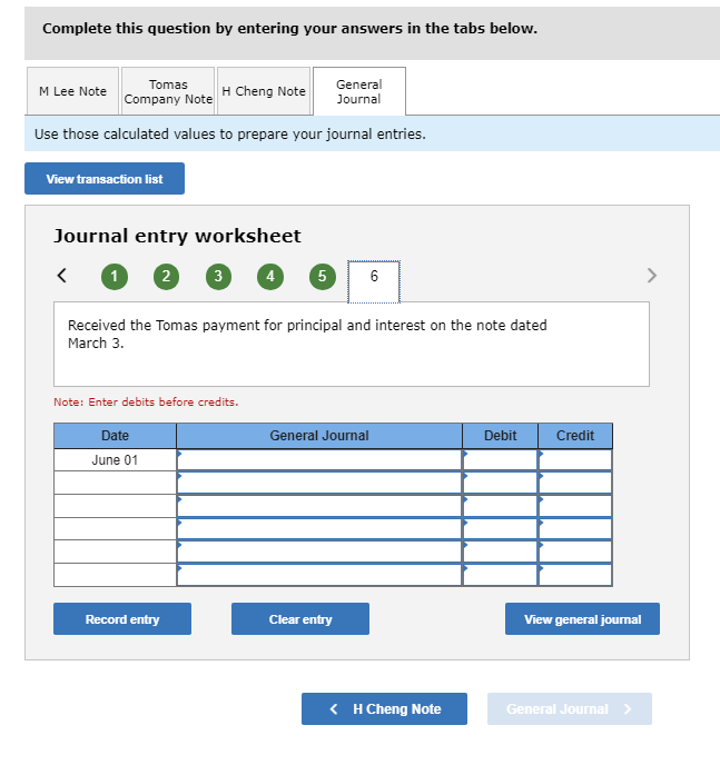 9-19 (Algo) Notes receivable transactions LO P4 January 27 Received Lee's payment