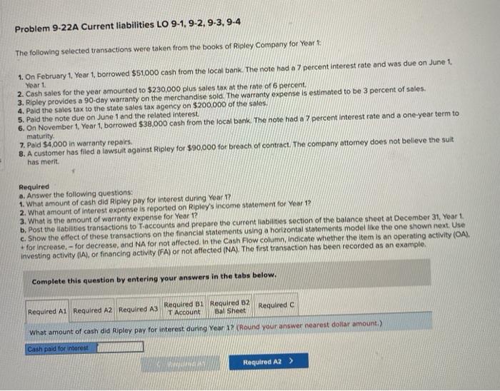  complete required A1, A2, and A3. and then required B1 T