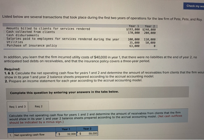  am I missing something? this program says net operating cash flow