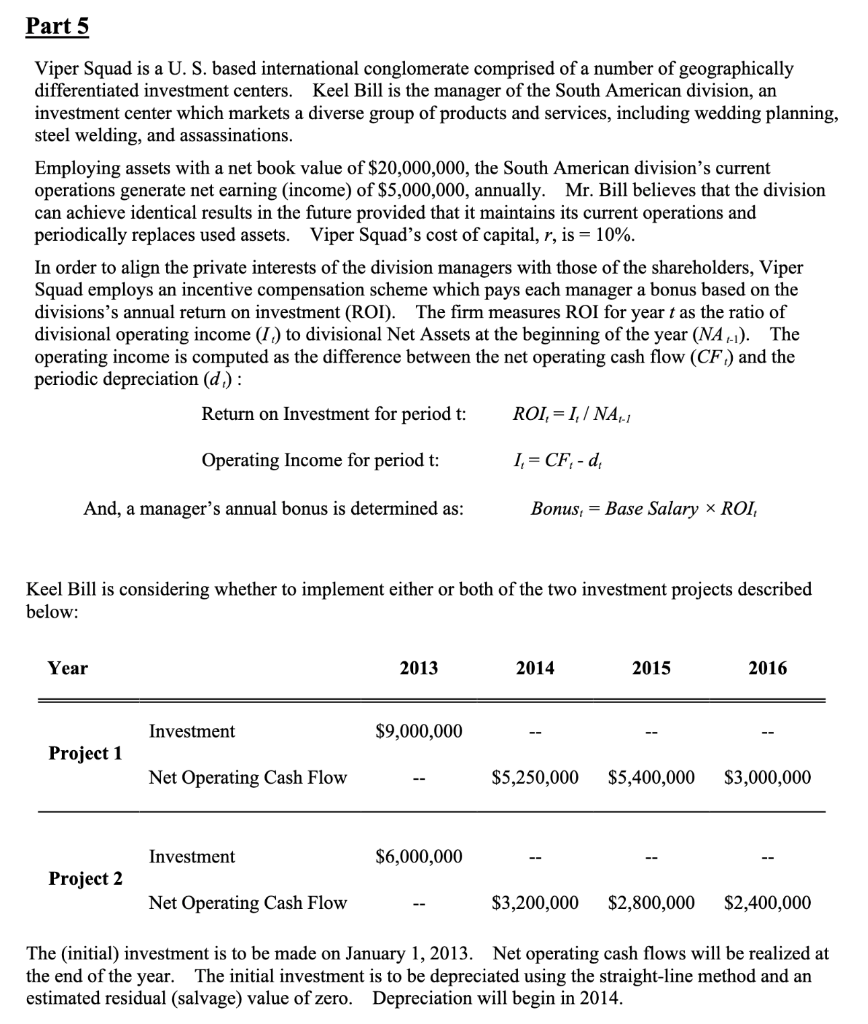  Part 5 Viper Squad is a U. S. based international conglomerate