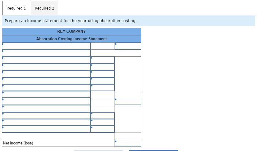 Rey Company's single product sells at a price of $217 per unit.