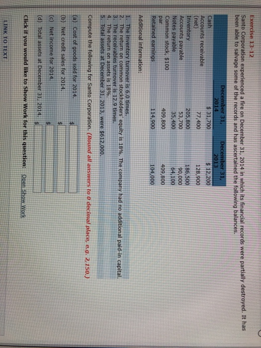 Inventory Plant assets (net) $ 31,035 144,830 124,140 62,070 124,140 103,450 372,.420