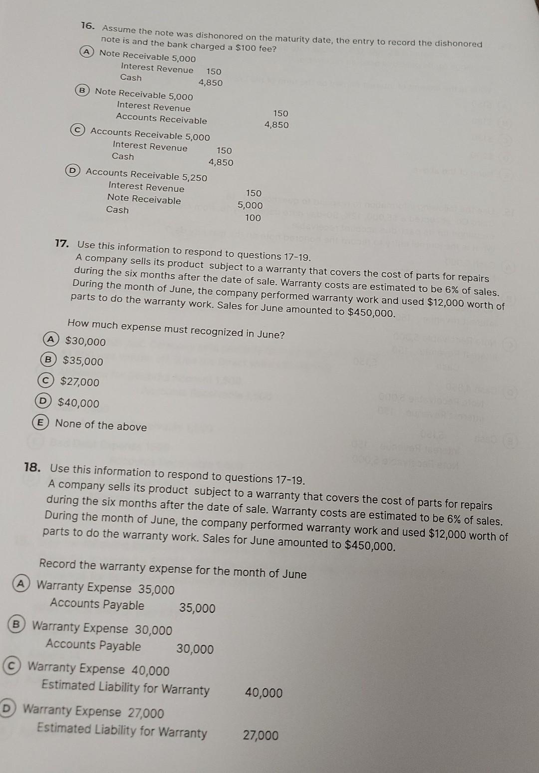 for Doubtful Accounts 20.000 Net Realizable Value $250,000 B) Accounts Receivable $300,000