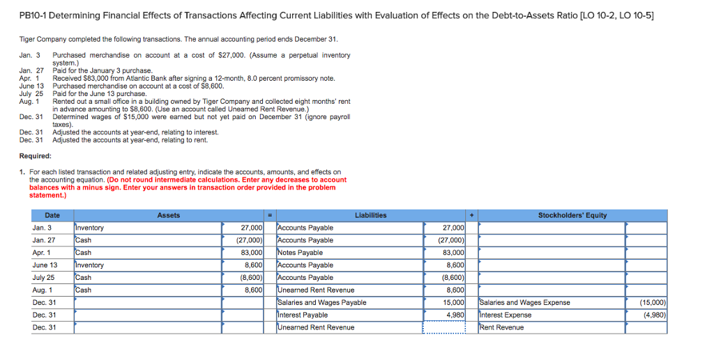 I need the final transaction entry for the #1 (the one