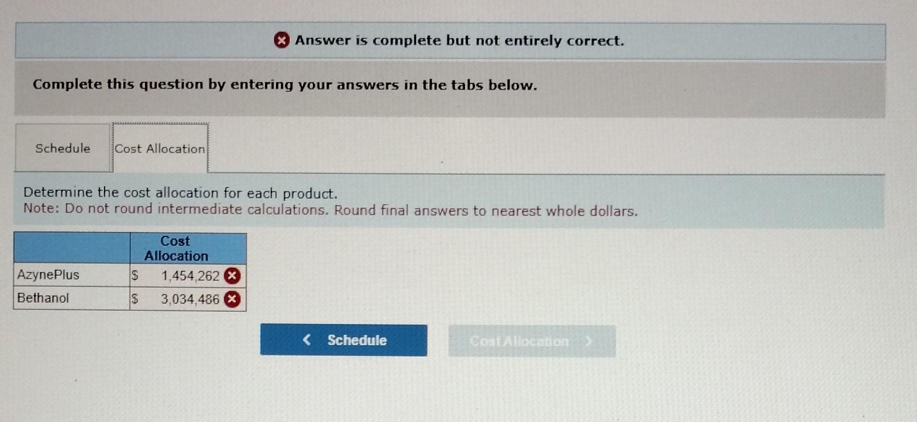 me the answers in an easy to follow table that exactly replicates