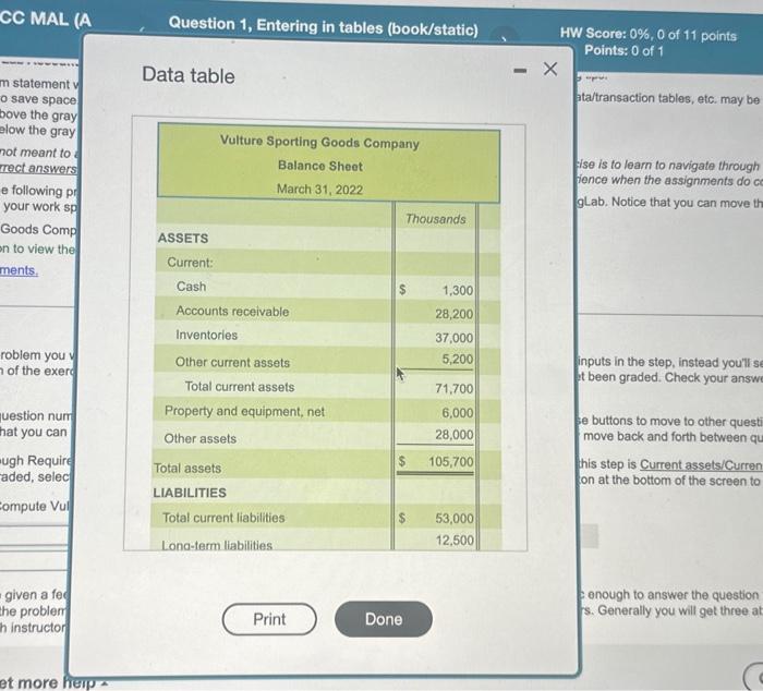 meant to rect answers e following pi your work sp Goods Comp