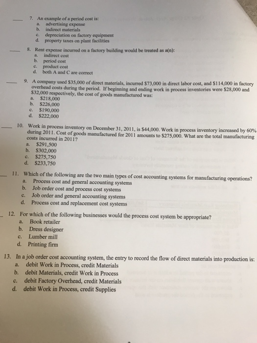 all them. thank you. Multiple Choice Idently the choice that best completes