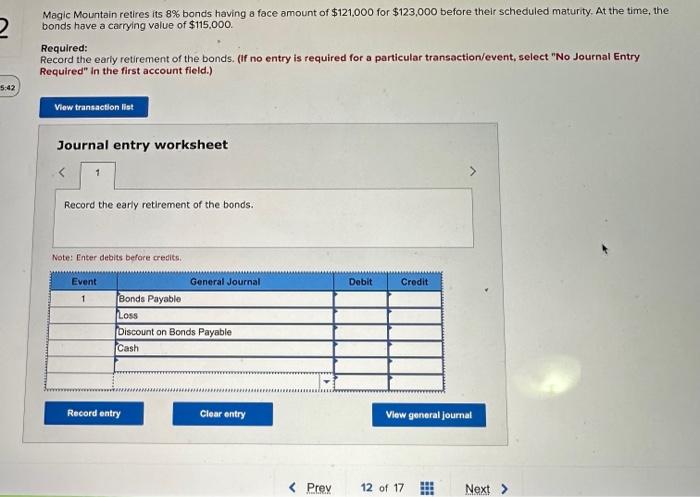  can someone please solve this ? thank you Magic Mountain retires