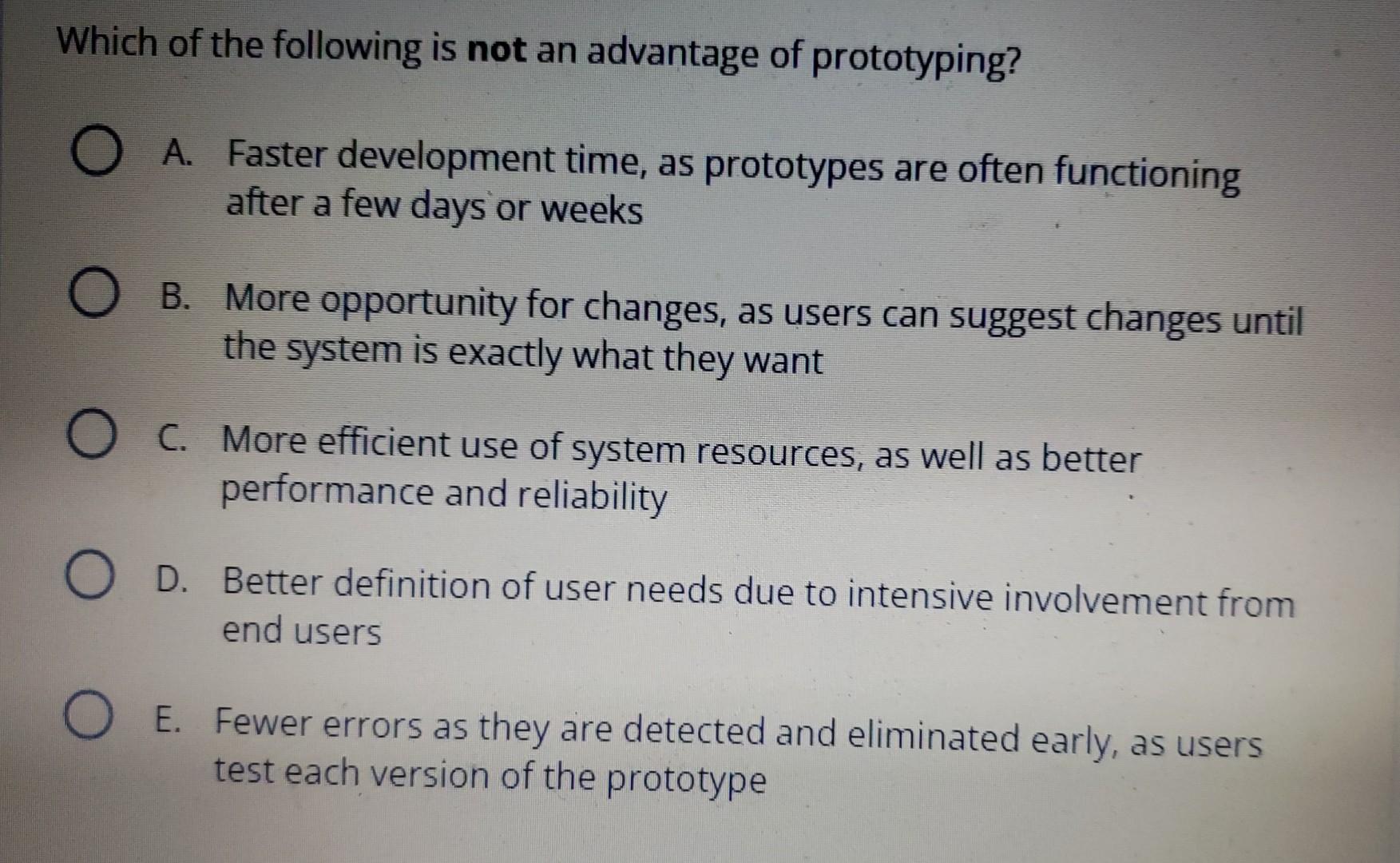 to quickly develop a simplified working model of a system to see