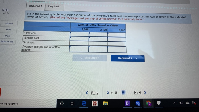 2 Check my work 3 ats Espresso Express operates a number of
