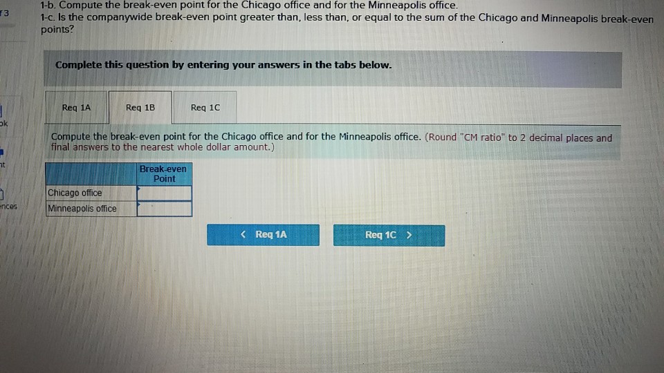 of sales Traceable fixed expenses 48% 28% 39% $293,000 330,000 $200,080 Required