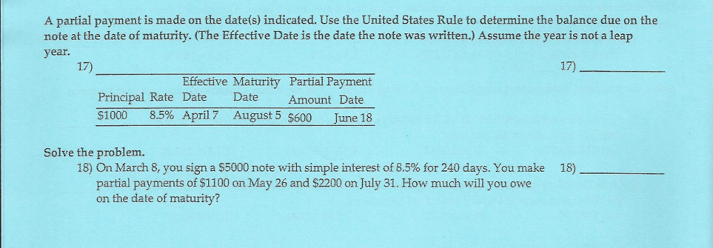 I just need an explanation with the answer on numbers 17-18. Thanks