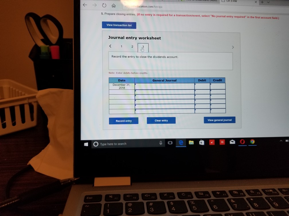 1, 2018, Red Flash Photography had the following balances: c Earnings, $20,000.