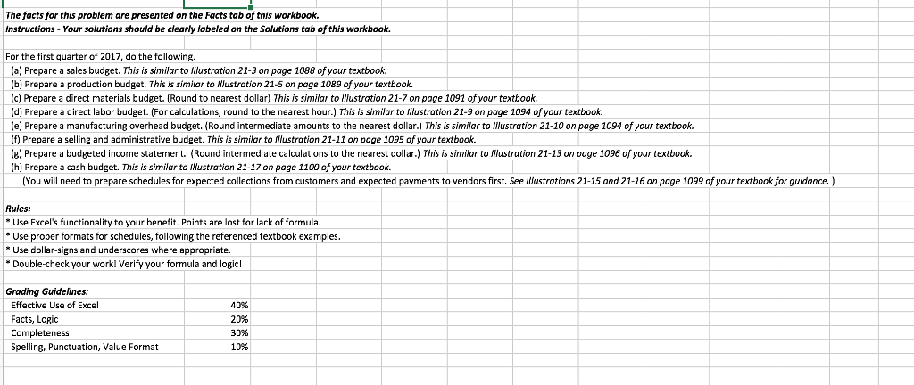 *****NEEDS TO BE IN EXCEL-need help please!!**** I have posted everything needed