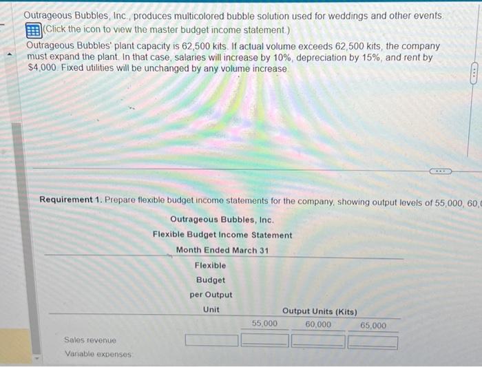  Outrageous Bubbles, Inc, produces multicolored bubble solution used for weddings and