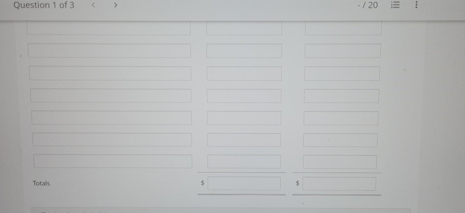 $1,190 instead of $1,910. 2. The purchase on account of a computer