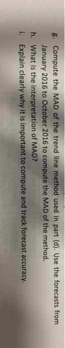 supplies. The monthly retail demand for a product is provided below from