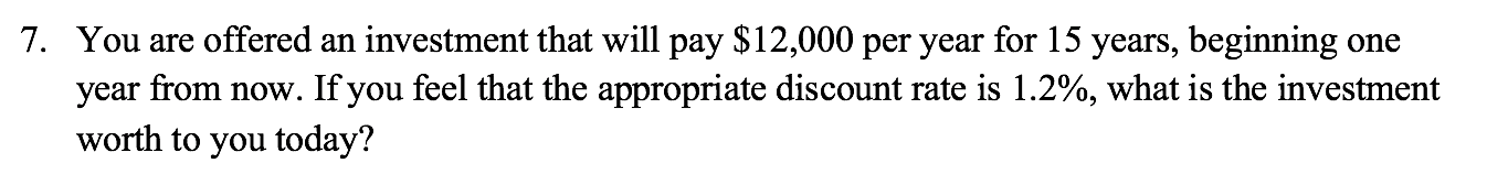  Instructions: Using Financial Formulas in Excel, answer the following problems in