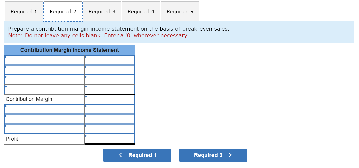 Margin of Safety [LO 6-2, 6-3] Erin Shelton, Incorporated, wants to earn