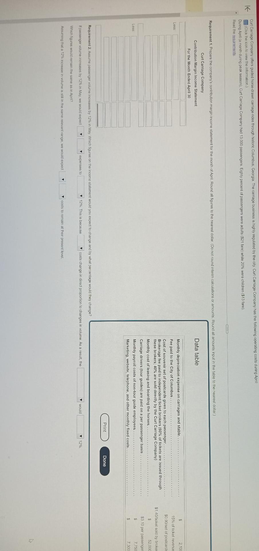  - 7 (Click the icon to view the information.) During April