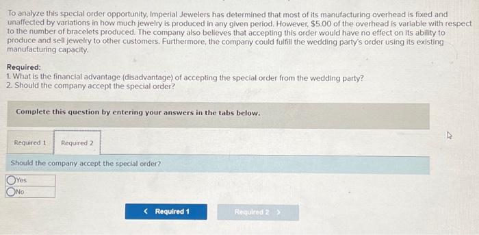 for $400.00. The company's accounting system says that the unit product cost