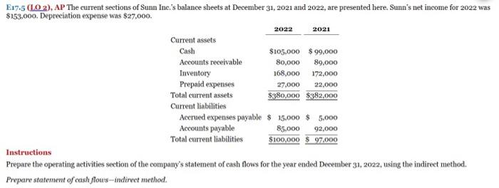  please show excel calculations E17.5 ( LO2), AP The current sections