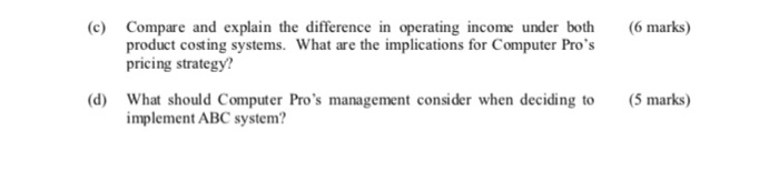3 (25 marks) Computer Pro is a distributor of Easycalculate Accounting Software'.