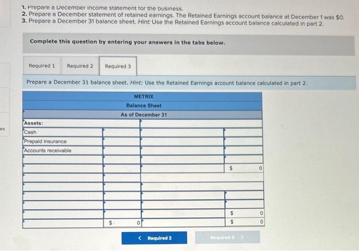 and balance sheet LOP1 Angela Lopez owns and manages a consulting firm