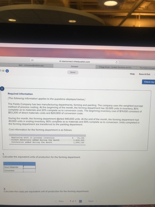  Connect -18 Help Save& Exit Check my s Required information The