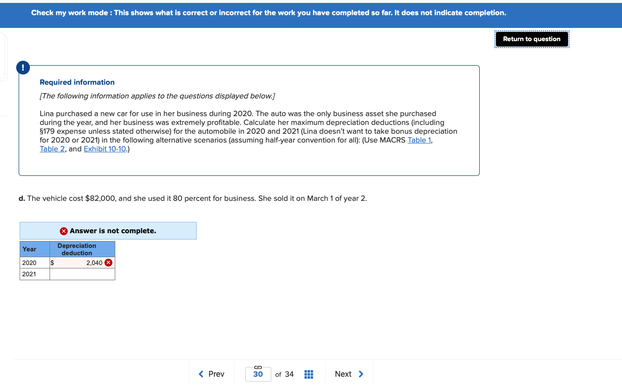  Check my work mode : This shows what is correct or