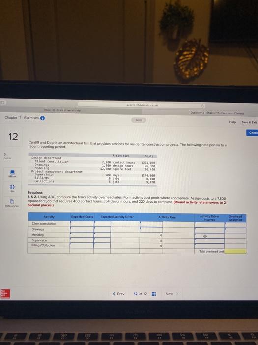 Chapter 17 - Exercises Help Suve Chec 12 5 Cardiff and