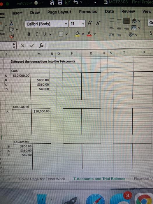 Home Review View Calibri (Body) 11 ' E- Paste BIU Av 122