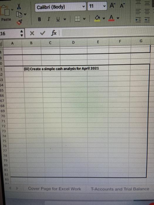 money into the business & B-Apr 2 Purchaseswith cash 2 lawmowers each