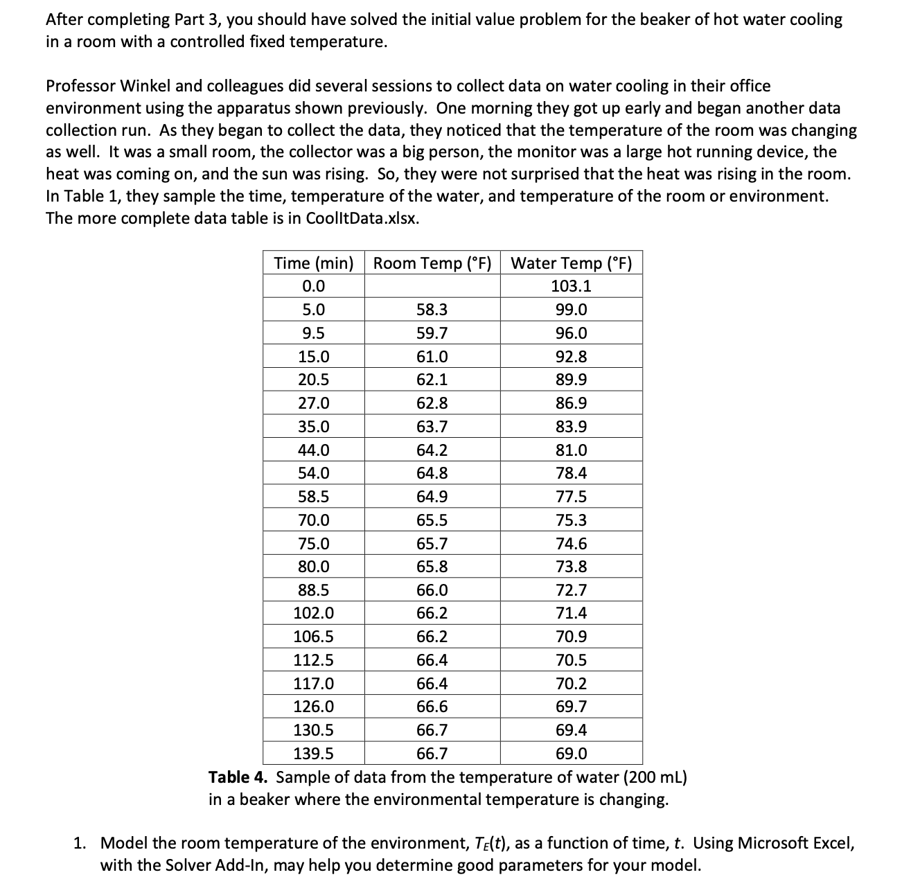  After completing Part 3, you should have solved the initial value