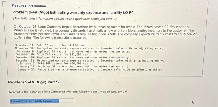 from Merchandise Inventory to the customer. The company's cost per new razor