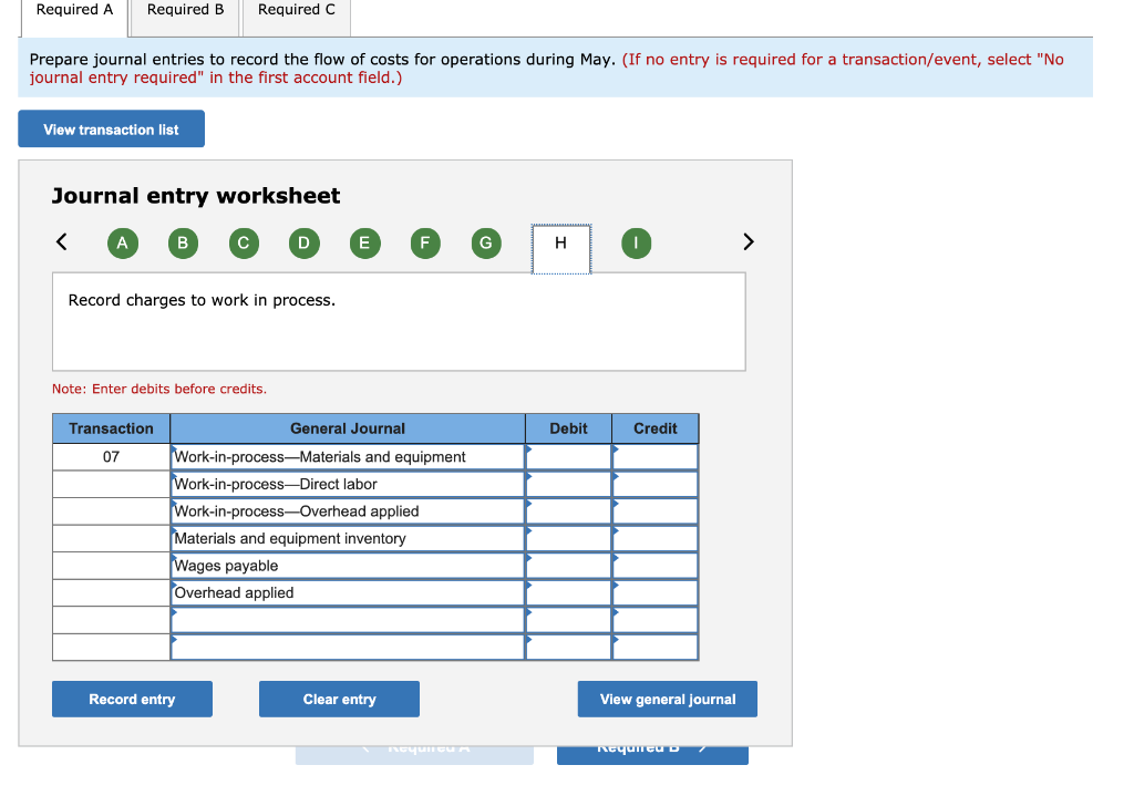 1, the Materials and Equipment Inventory account had a balance of $47,000.