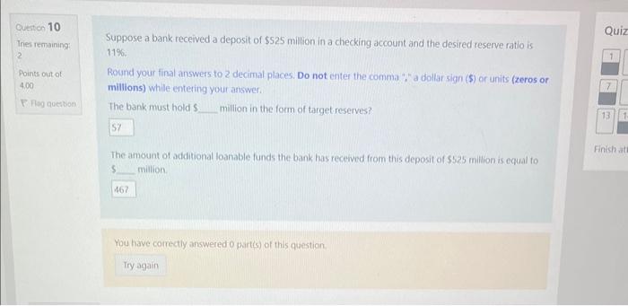 could someone answer this one as well plz Suppose a bank received