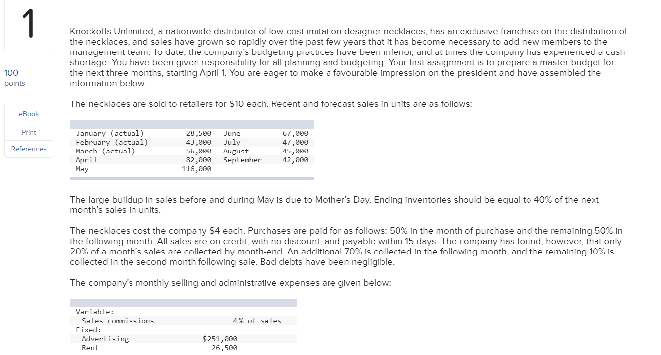 Please do parts 2, 3, and 4. The answer for May borrowings