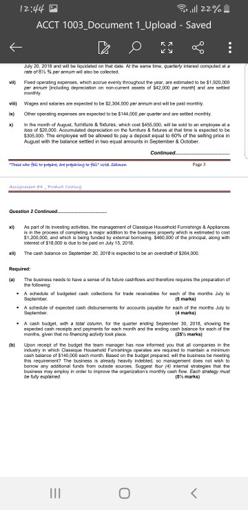 MARKS) Classique Household Furnishings & Appliances a family owned furniture store. You