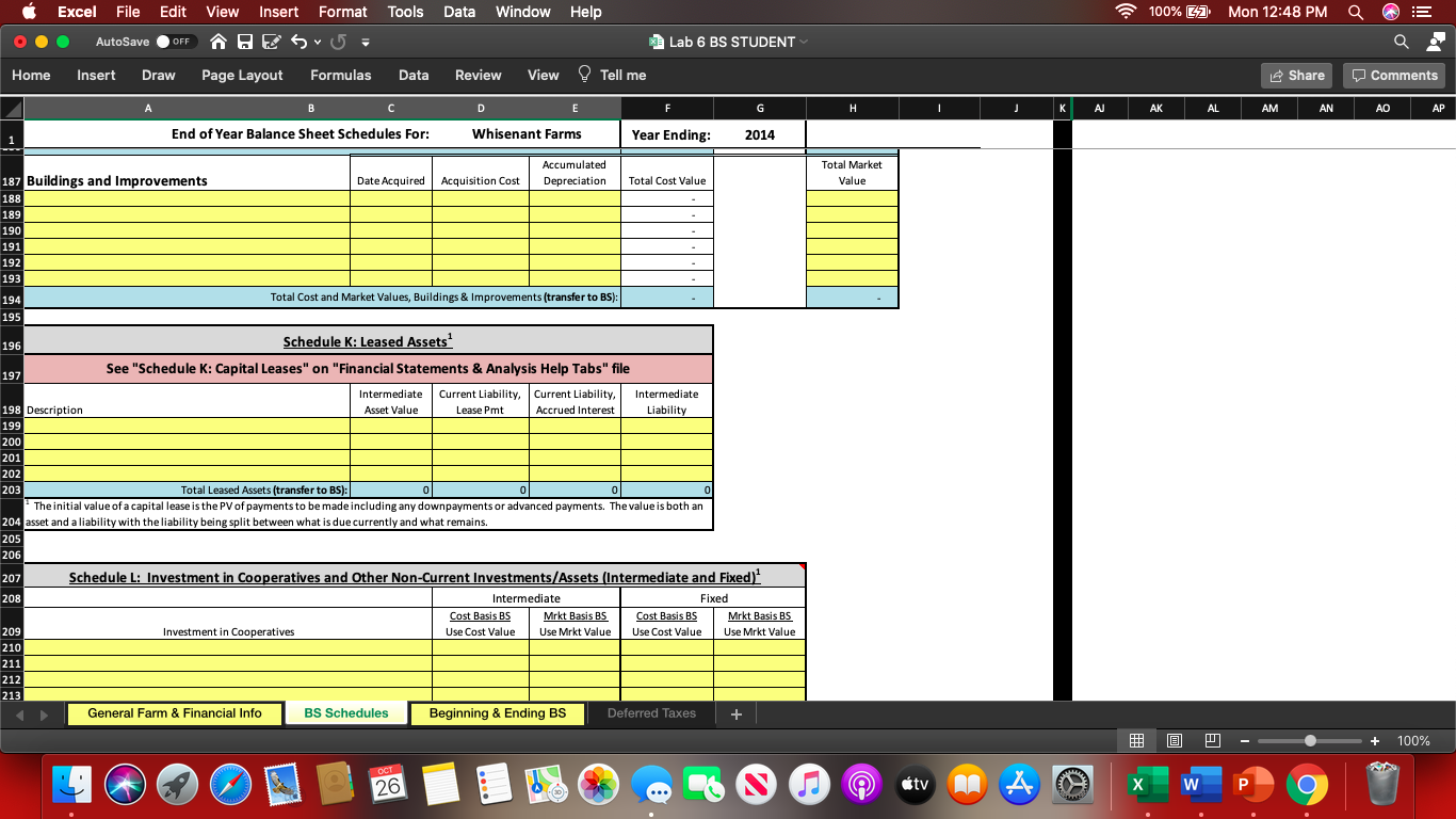 AL AM AN AP Year Ending: 2014 A D E 1 End