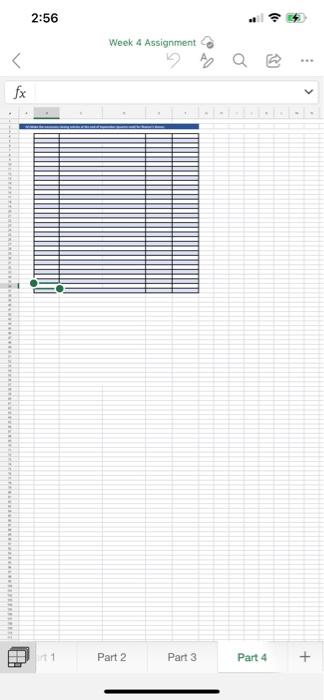 3 Part 4 + 2:55 Week 4 Assignment K (9) .. f