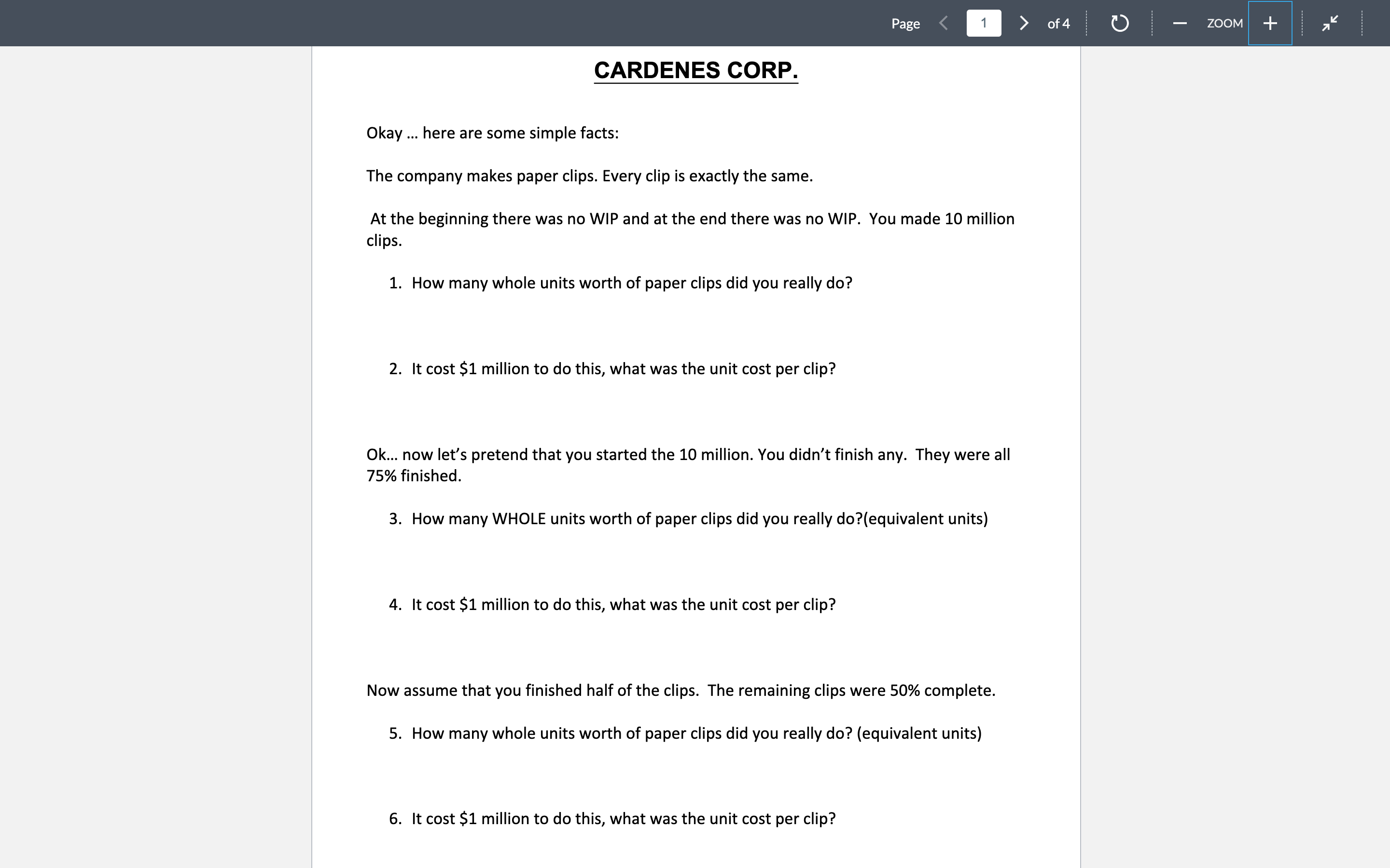  CARDENES CORP. Okay ... here are some simple facts: The company