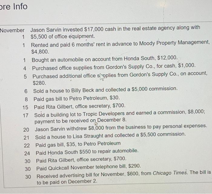 Ref. Debit Credit Debit Credit 2018 Nov. 1 1 Data Table wureur